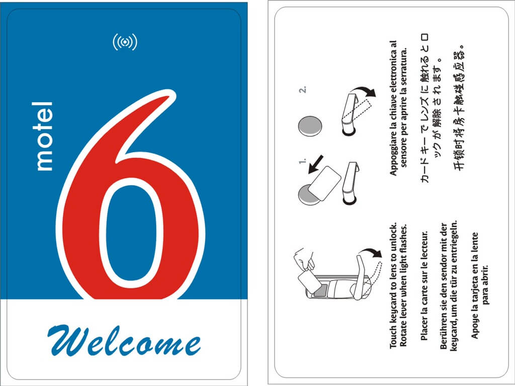 Motel 6 key card deals